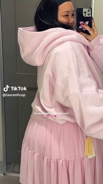 Blogilates Marshmallow Hoodie Try-On at Target