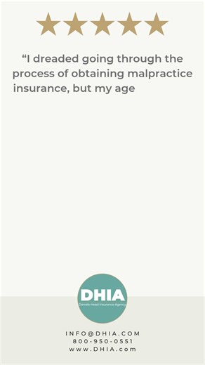 Dreading Liability Insurance? DHIA makes it easy!