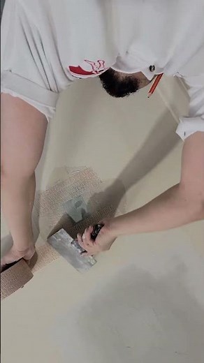 taping drywall patch with durabond 90 #homeimprovement #diy #construction