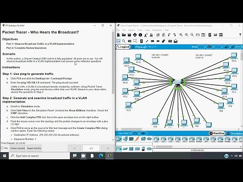 3.1.4 Packet Tracer - Who Hears the Broadcast