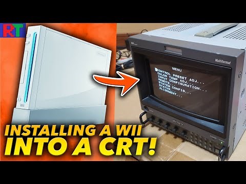 A Wii installed inside a CRT?!