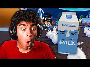 I got addicted to Milk Simulator... (Roblox)
