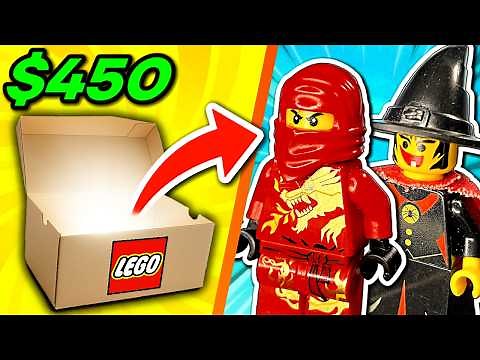 UNBOXING over 100 LEGO Minifigures (Old & Rare)