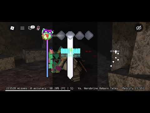 Roblox FNF | Petrify (Heriobrine Reborn Tales) | Mobile Keyboard Gameplay (Samsung S25)