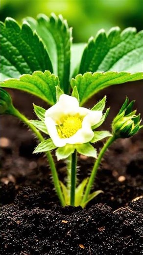 Time lapse strawberry #asmr #fruit #garden #timelapse #nature #relaxing #satisfying #fruitcutting