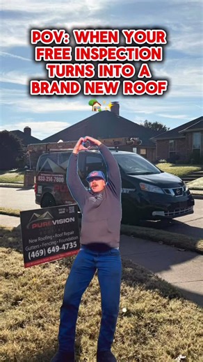 Pure Vision on Instagram: "One FREE inspection with PureVision can make all the difference. ❤️🏡 We help homeowners understand their roof, navigate the insurance process, and get a brand-new roof when it’s needed! Call (833) 214 - 7800 to schedule your FREE inspection. 📲"