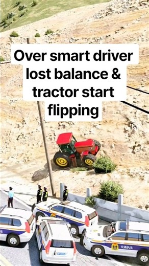Over Smart driver lost balance in GTA5 #gta #gta5 #gaming #games #beamngdrive