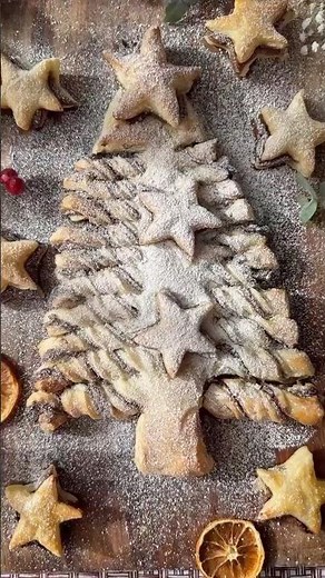 Recipe 42 of 100: Nutella Puff Pastry Christmas Tree