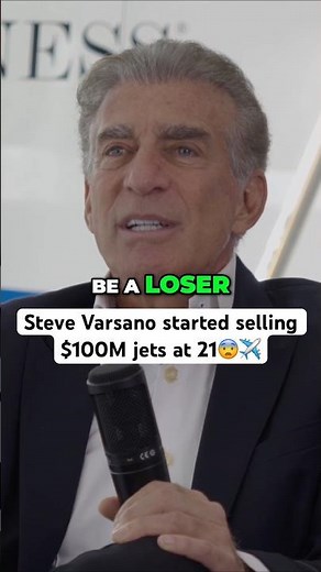 Steve Varsano started selling $100M jets at 21😨✈️