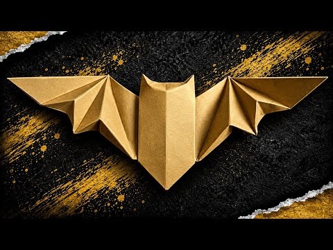How to Make an Easy Origami Bat (No Glue!)