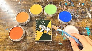 用可爱的“PanPastel”画一幅小画。--入门画画自学