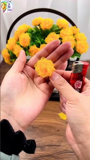 DIY Mesh Rose – Easy & Beautiful Handmade Flower 🌹✨ #DIYFlowers #diy #craft #flowers #amschool