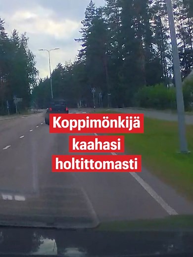 Holtitonta liikennekäyttäytymistä Jyväskylässä