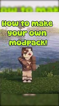 How to Make Your Own Minecraft Modpack!✨ #minecraft #minecraftmod #minecraftshorts #moddedminecraft