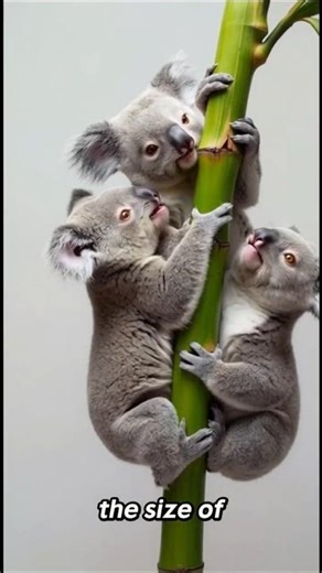 Tiny Baby Koala Will Melt Your Heart! 🐨🌿 #shorts #viral | Mini Paws World