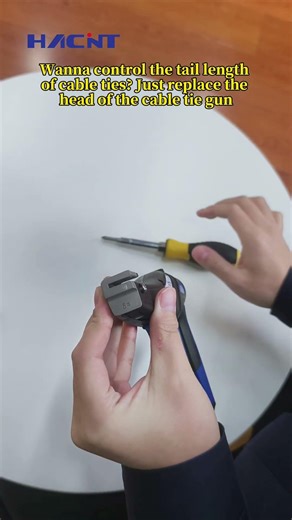 Operation method for adjusting the gear of cable tie gun #CableTieGun #WireHarness #Hacint