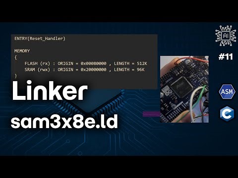 Bare-Metal Embedded Systems (AVR & ARM) in C & Assembly - Arm Cortex-M linker script - memory layout