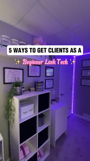 5 ways to get new clients as a beginner lash tech!! Follow me for more tips 💡 #newlashclients #beginnerlashtechtips #beginnerlashtech #howtogetclients #lashextensions