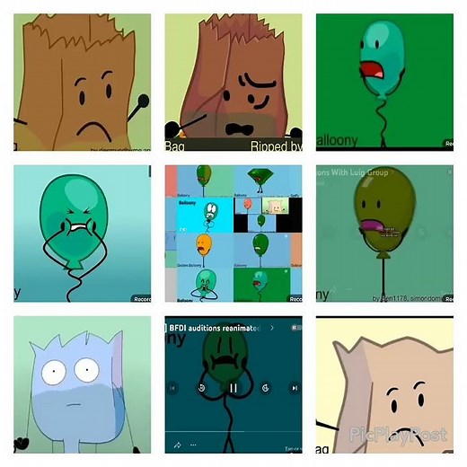 9 BFDI Auditions