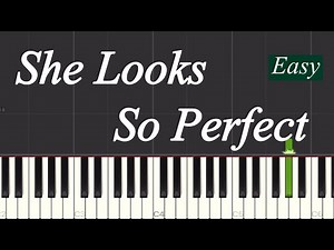 5 Seconds Of Summer - She Looks So Perfect Piano Tutorial | Easy