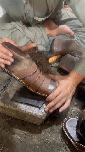 Shoes Making Process #shorts #shoemaking #leathercomplex #handmade #footwear #sandals #funny #cute