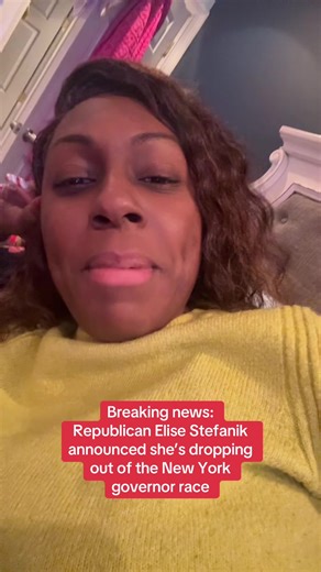 Breaking news: Republican Elise Stefanik announced she’s dropping out of the New York governor race #fyp #newyork #nyc