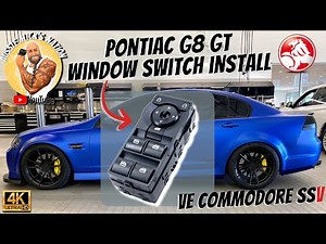 Pontiac G8 GT VE Holden Commodore Window Switch Replament