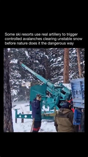 PEEPER on Instagram: "Avalanche control is a critical safety practice in mountain regions, where heavy snowfall can make slopes unstable without warning. By triggering small, controlled slides before conditions worsen, operators reduce the risk of large, destructive avalanches that might otherwise release naturally during storms or sudden temperature changes. One of the most effective methods uses artillery to deliver explosive force precisely onto known avalanche paths. This allows teams to rel