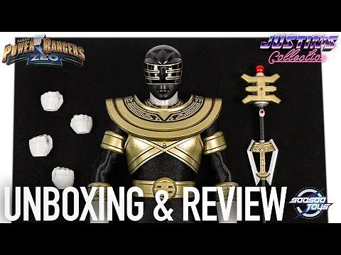 Power Rangers Zeo Gold Ranger SooSoo Toys 1/6 Scale Figure Unboxing & Review