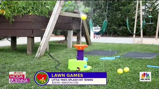 8.3K views · 41 reactions | Check it out! Little Tikes Splash Hit Tennis featured on TODAY with Hoda & Jenna. Get yours here: https://bit.ly/splashtennis | Little Tikes | Facebook