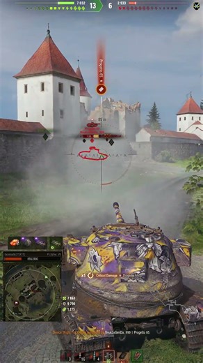 Pz.Kpfw. VII 4K 🔝 8436 DMG & 10540 BLOCK on Outpost | World of Tanks Replay #Shorts 5