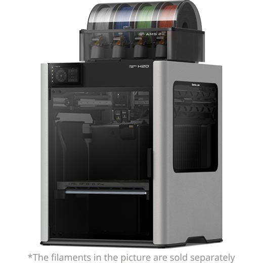 Buy the Bambu Lab H2DC FDM 3D Printer with AMS 2 Pro Multi-Colors Combo Pack... ( PF003-D SA007-AU ) online