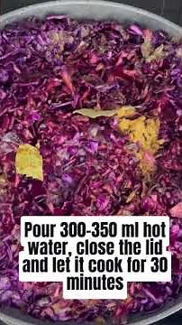 German Red Cabbage recipe