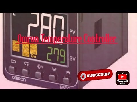 Omron Temperature Controller E5CC Wiring and parameters Settings.