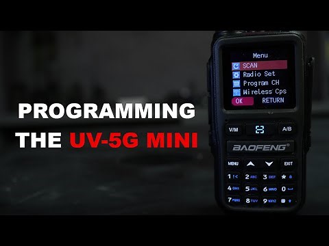 How to Program the Baofeng UV-5G Mini GMRS Radio