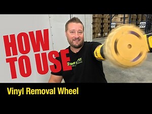 How to Use Vinyl Removal Wheel