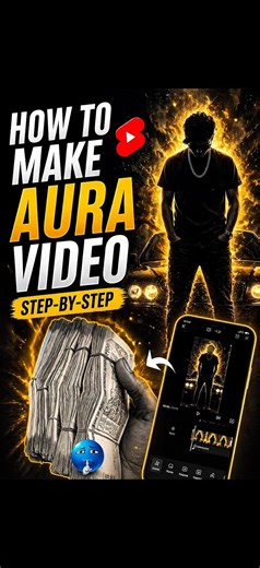Aura video kaise banaye 😍 #snapchat #shorts