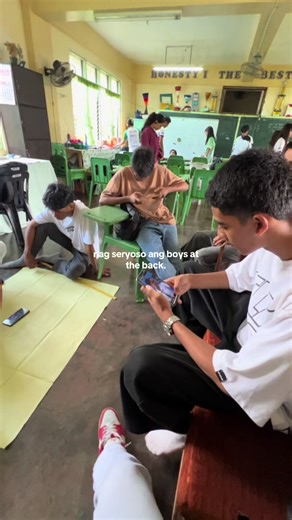 Boys At The Back Get Serious: A School Trend