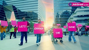 3.1K views · 565 reactions | Watch how we inspire people to take a leap: www.jobstreet.com.ph/getwork-now. There’s a job for everybody and ours is to make sure every Filipino has one. Let’s change the game, #LetsGetToWork. | Jobstreet Philippines | Facebook