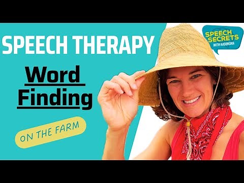 Aphasia Speech Therapy at Home: Word Finding on the Farm