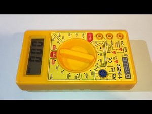 How to replace battery in a digital multimeter