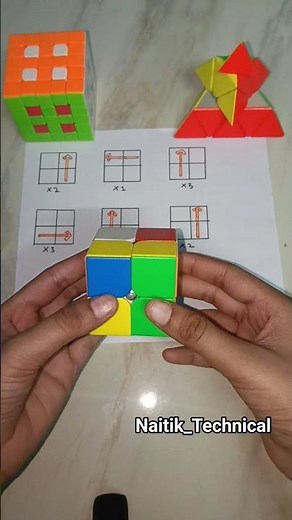 2 by 2 Rubik's cube New style solve #speedcubing #rubikscube #rubikscubetutorial
