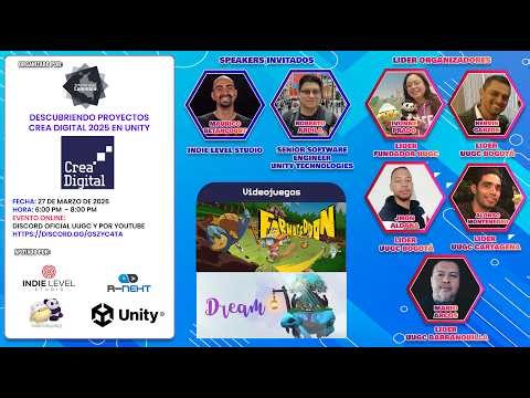 Descubriendo proyectos Crea Digital 2025 en Unity