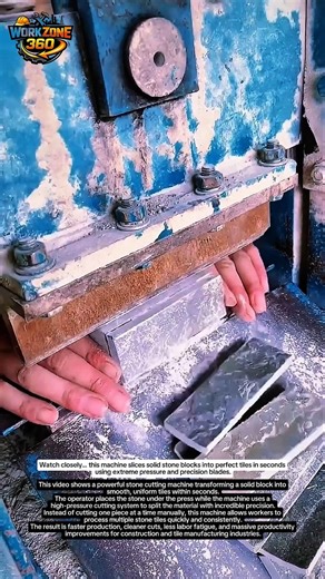 This Machine Cuts Stone Like Butter… So Fast It’s Scary!