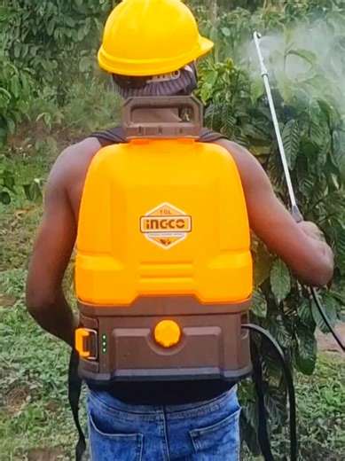 #kasoziAgroSupplies rechargeable backpack knapsack sprayer priced at UGX 850,000. The advertisement includes a contact phone number, 0755652633, for inquiries. Product Details Type: Rechargeable (Battery-powered) backpack sprayer. Price: UGX 850,000. Key Features: Battery-powered sprayers typically offer consistent pressure and ease of use, making them more efficient than manual pump models for larger areas. They are often used for applying fertilizers, herbicides, and pesticides. Efficiency: El