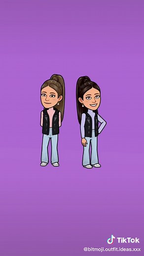 Winter Bitmoji Outfits for 2 Girls - Matching Ideas for Winter 2022