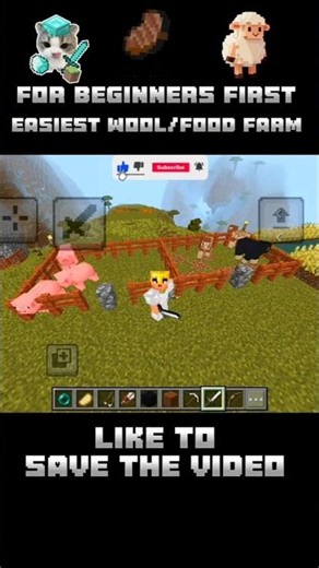 Easiest Beginners Friendly Farms | First Must Build | Minecraft Bedrock