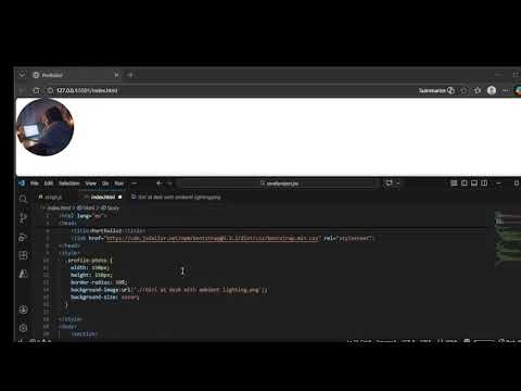 Make Profile Photo Circle in HTML CSS & Bootstrap | Easy for Beginners