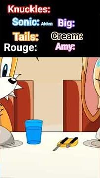 Sonic X dinner voice acting