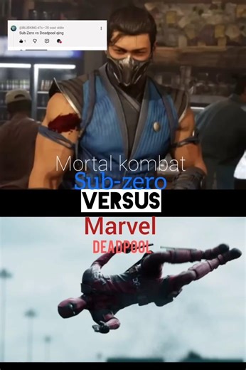 sub-zero vs deadpool batil yoqgan bulsa bita like